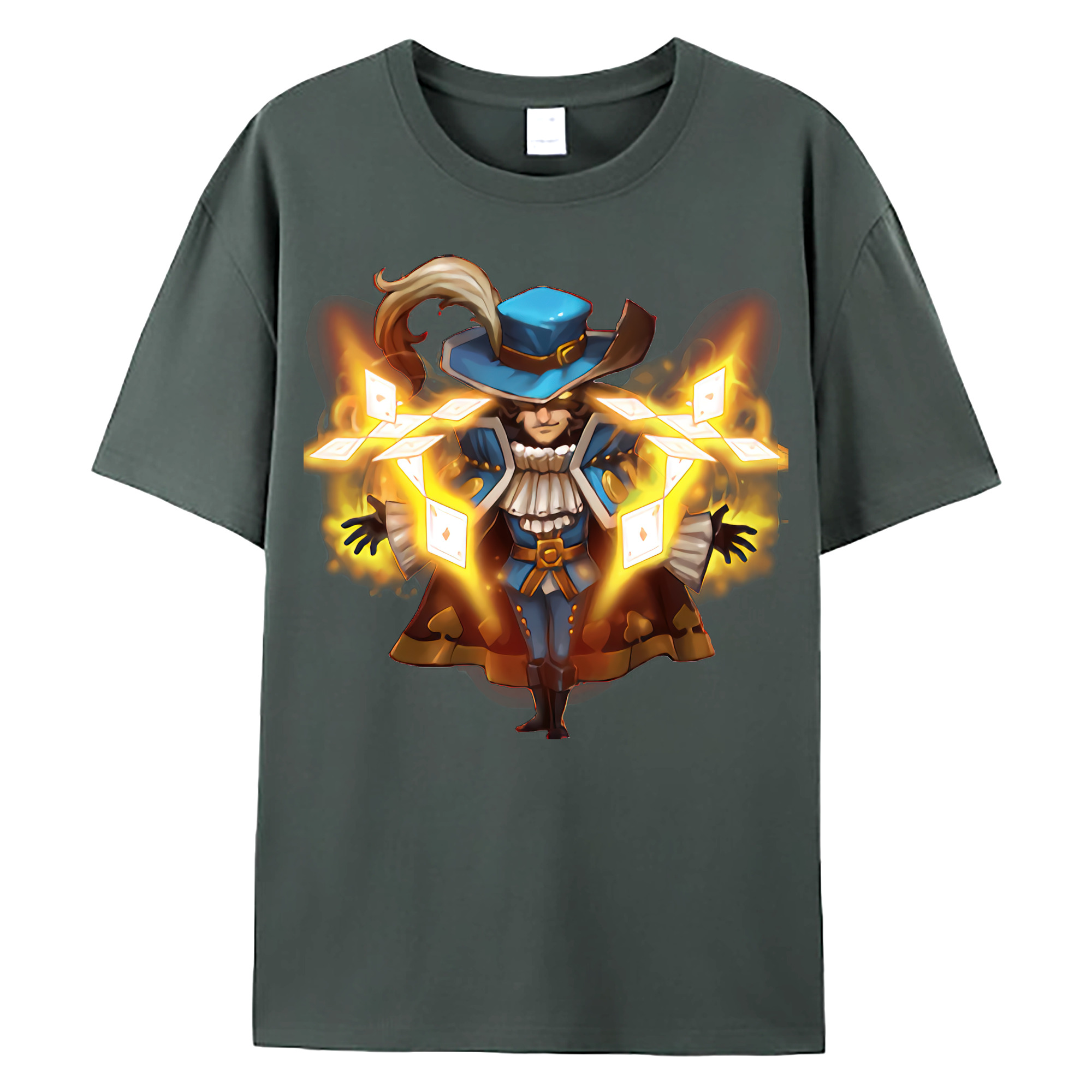（画像用） リーグ・オブ・レジェンド League of Legends LOL 綿100％ メンズ半袖Tシャツ｜肌触りやわらか＆通気性